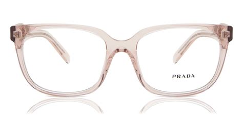 pink clear prada glasses|prada pr 17zv pink glasses.